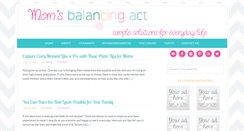 Desktop Screenshot of momsbalancingact.com